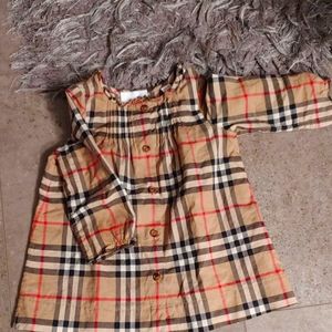 Size 6 months Burberry dress.